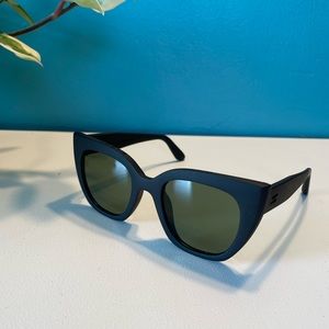 TOMS Traveler Collection Sydney Matte Black Sunglasses